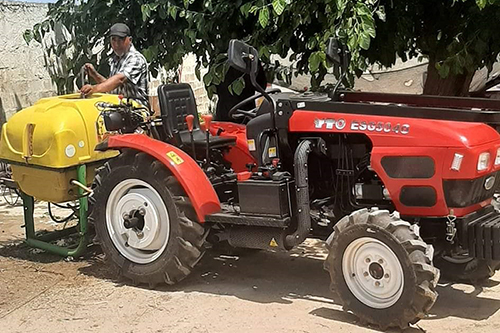 Pulverização de pesticidas