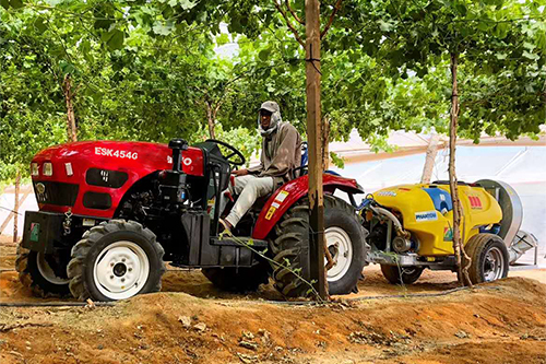 Pulverização de pesticidas